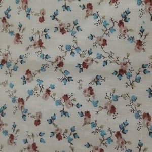 VINTAGE 80s Cottage Curtains: 2 Panels of Homespun Cotton, Rod Run COPY